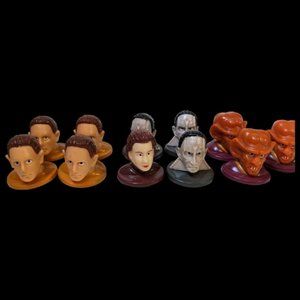 Star Trek Stamp Toys from Shreddies Cereal Boxes 11 pieces